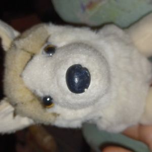 Wolf dog plush
